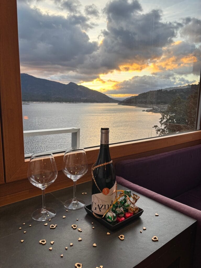 Puesta de sol desde la habitación 7 