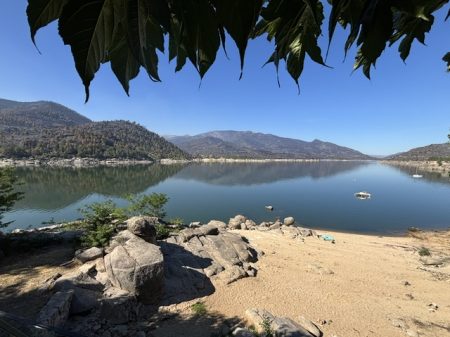 playa tras incendio